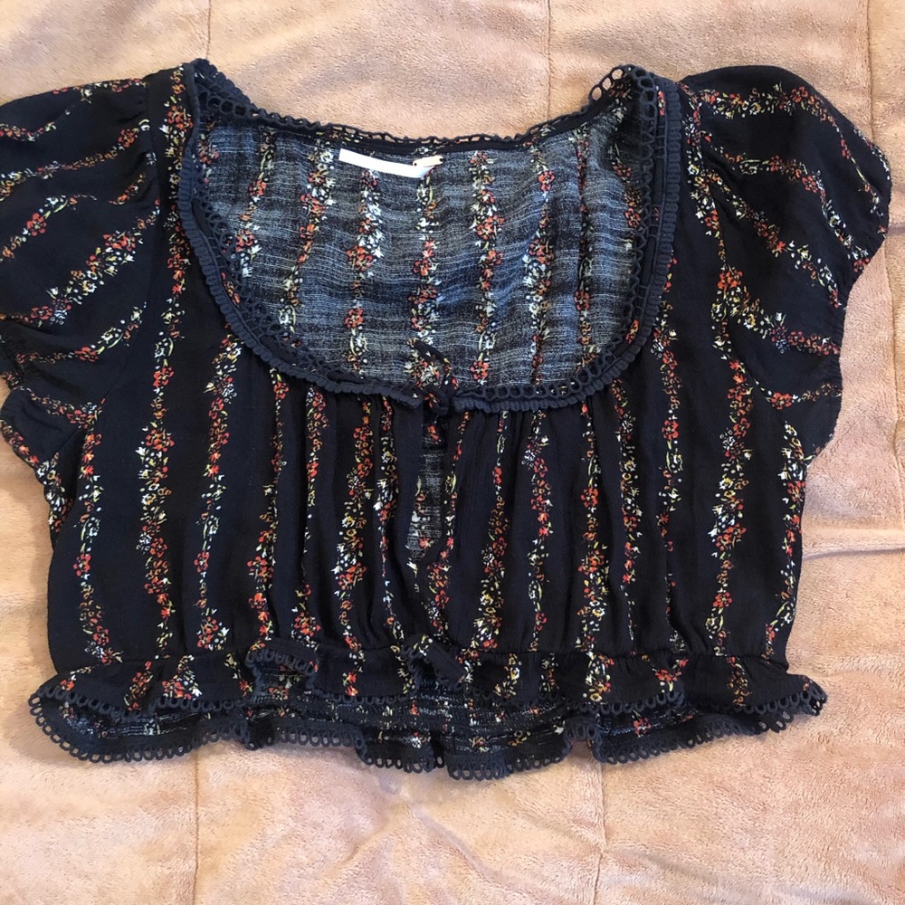 Free people crop shirt